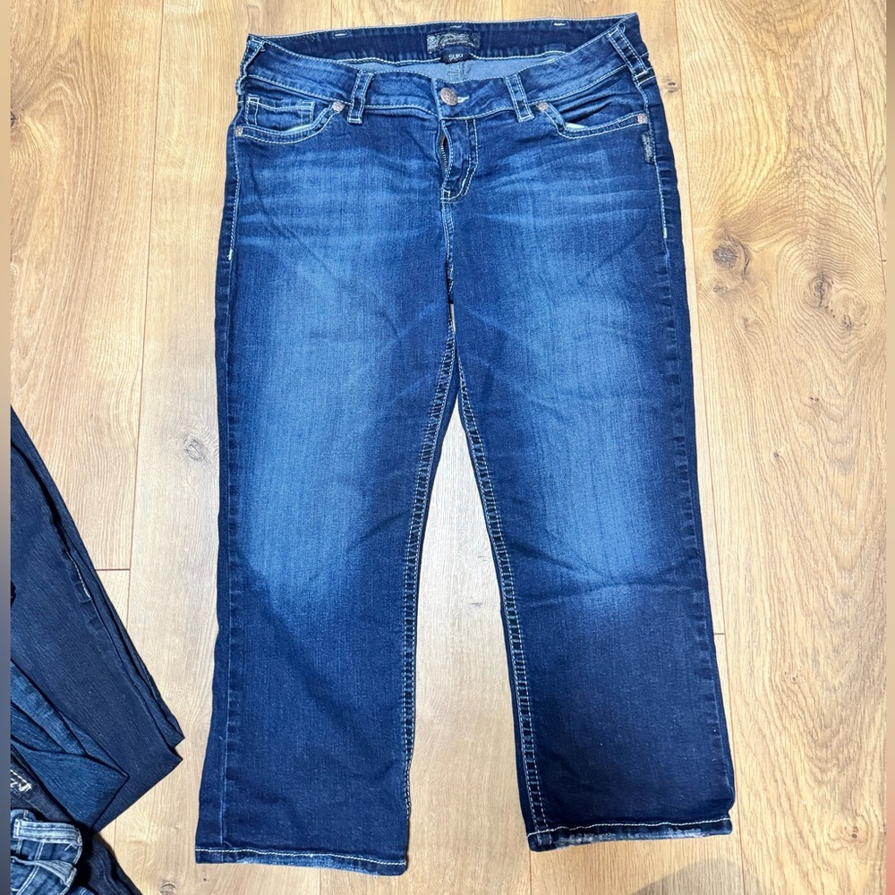 Silver Suki capri jeans